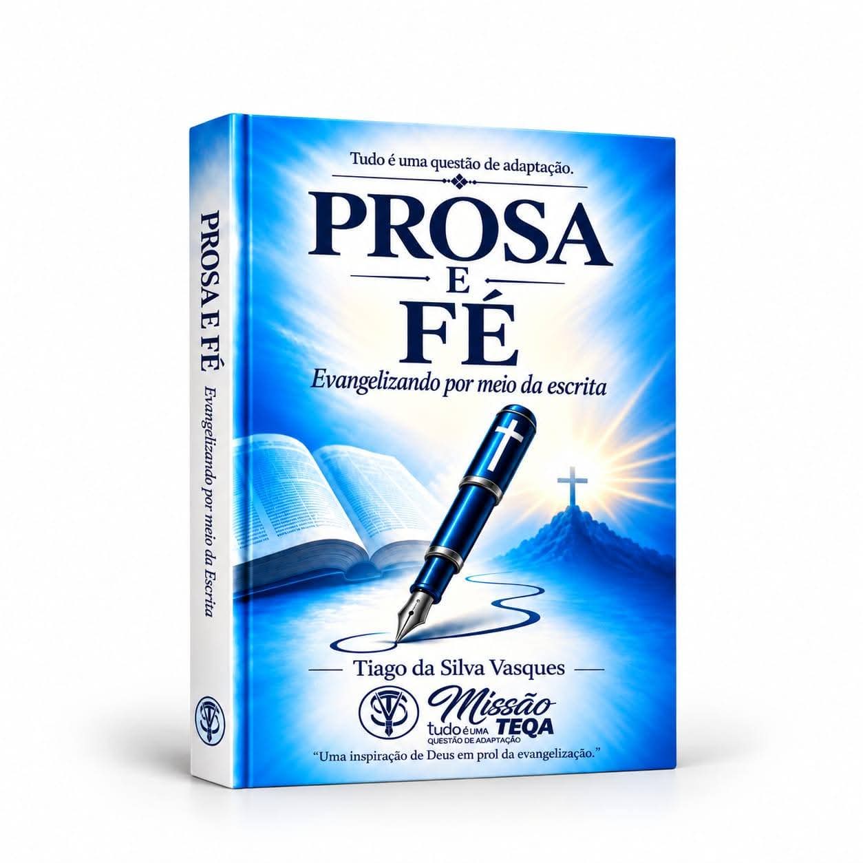 Capa oficial do livro Prosa e Fé